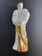 Vintage beeld dame met bontjas Sanbo Ceramica (jaren '80), Antiek en Kunst, Ophalen of Verzenden