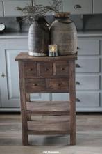 Kast smal massief teak 'sober', Huis en Inrichting, Ophalen, Www.jufbrocante.nl, Www.jufbrocante.nl, Nieuw