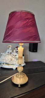 Marmeren tafellamp, Overige materialen, Ophalen of Verzenden, Zo goed als nieuw, Minder dan 50 cm