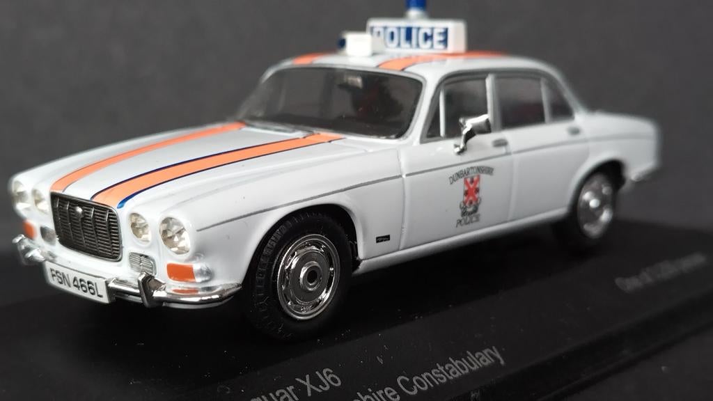 Jaguar XJ6 Police Dunbartonshire 1:43 Vanguards Pol, Auto, Vanguards, Nieuw, Info@corgiclassics.co.uk