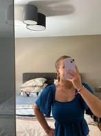 Blauwe Top met Pofmouwen, Kleding | Dames, Blauw, Ophalen of Verzenden, Zo goed als nieuw, Korte mouw