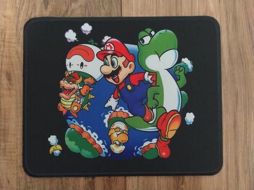 Super Mario World Nintendo SNES 64 Retro Yoshi Luigi Muismat, Computers en Software, Muismatten, Zo goed als nieuw, Ophalen of Verzenden