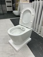 NERGENS GOEDKOPER ! WC MET BIDET + TOILETZITTING SOFT-CLOSE, Ophalen of Verzenden, Nieuw, Koper, Toilet