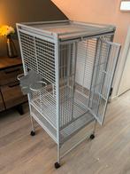 Strong Sara Parelwit Vogelkooi, Dieren en Toebehoren, Ophalen, Zo goed als nieuw, Metaal, Vogelkooi