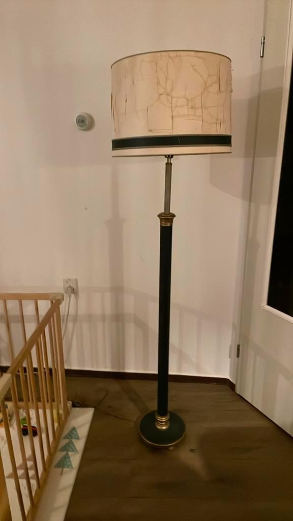 Antieke vloerlamp / staande lamp, Huis en Inrichting, Lampen | Vloerlampen, Zo goed als nieuw, 150 tot 200 cm, Ophalen of Verzenden