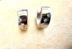 Zeer mooie gouden oorstekers met 6 natuurlijke briljanten, Ophalen, Zo goed als nieuw, Met edelsteen, Knopjes of Stekers