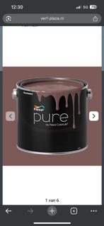 Flexa Pure muurverf Full Plum 1L, Doe-het-zelf en Verbouw, Verf, Beits en Lak, Paars, Nieuw, Ophalen of Verzenden, Verf