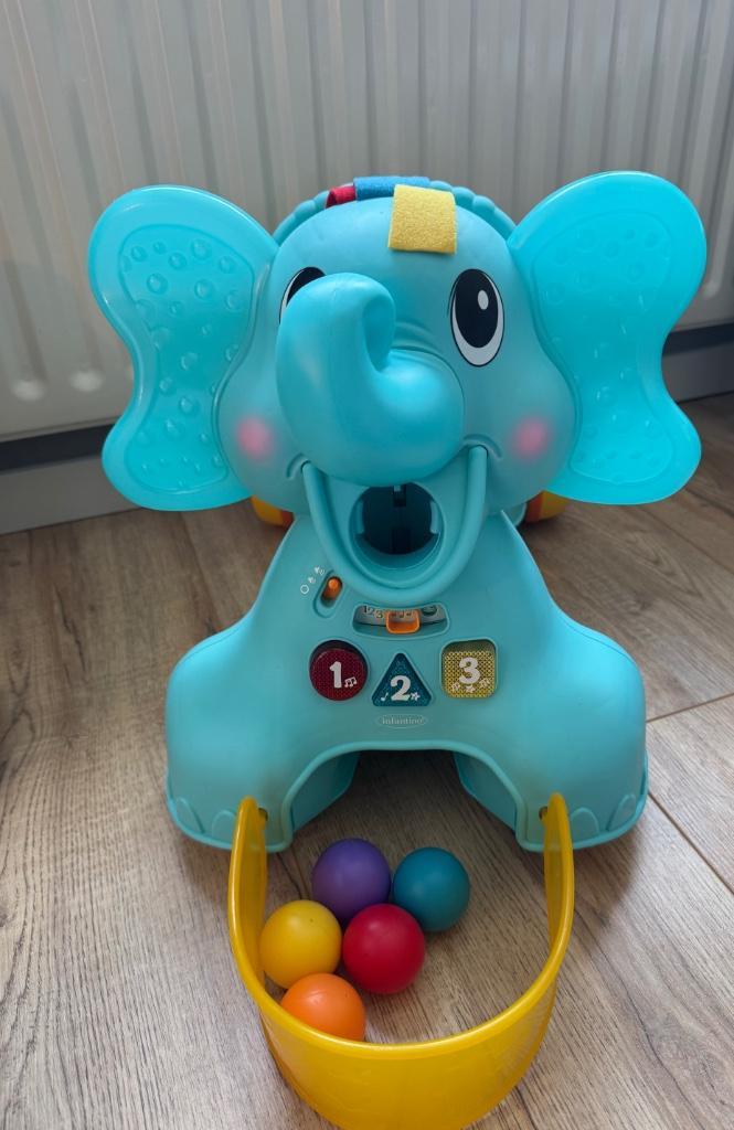 Loopwagen olifant 3 in 1, Kinderen en Baby's, Speelgoed | Buiten | Voertuigen en Loopfietsen, Zo goed als nieuw, Overige typen