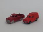 2x Austin Dinky Toys Duplo, Pick-up & Royal Post Van, 1:75, Hobby en Vrije tijd, Modelauto's | Overige schalen, Gebruikt, Dinky Toys Duplo Austin Post