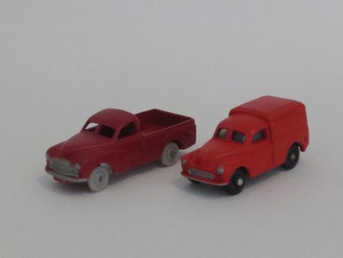 2x Austin Dinky Toys Duplo, Pick-up & Royal Post Van, 1:75, Hobby en Vrije tijd, Modelauto's | Overige schalen, Gebruikt, Auto