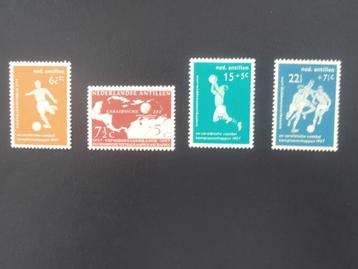 NED. ANTILLEN 1957; serie KAMPIOENSCHAP VOETBALLEN beschikbaar voor biedingen