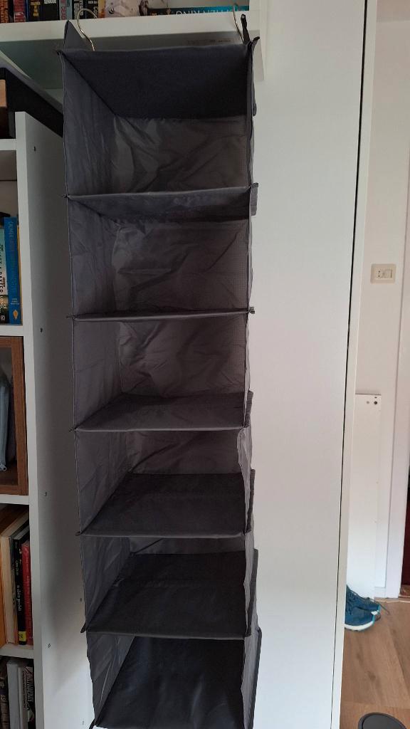 Stof hangende kledingkast organizer 6 rijs x 4 stuks, Huis en Inrichting, Kasten | Kledingkasten, Zo goed als nieuw, 100 tot 150 cm