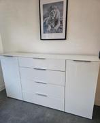 Dressoir kast met glas, Huis en Inrichting, Kasten | Dressoirs, Ophalen, Gebruikt, Glas, Met deur(en)