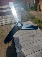 Plafondventilator te koop, Huis en Inrichting, Lampen | Plafondlampen, Ophalen of Verzenden, Gebruikt, Metaal, Industrieel