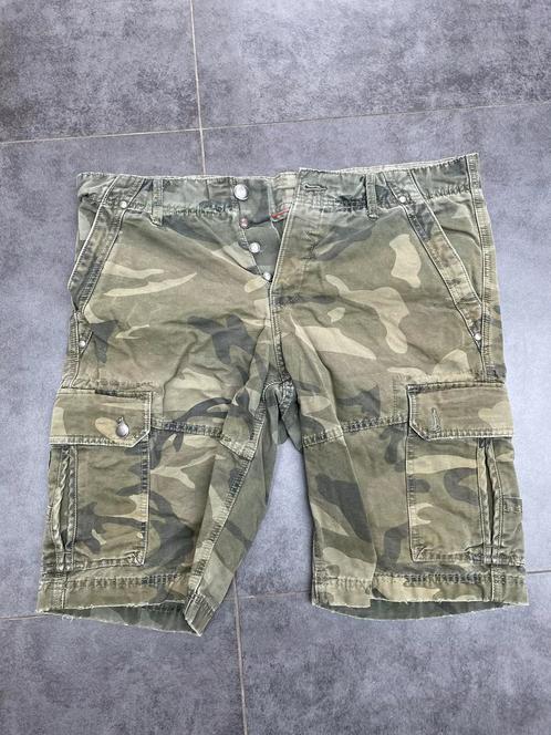 EDC korte broek maat 36 groen & veel zakken, Kleding | Heren, Broeken en Pantalons, Gedragen, Maat 56/58 (XL), Groen, Ophalen of Verzenden