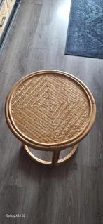 Bijzet tafel rotan, Overige materialen, Minder dan 55 cm, Gebruikt, Rond