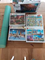 5 puzzels en een rolmat, Ophalen of Verzenden, 500 t/m 1500 stukjes, Zo goed als nieuw