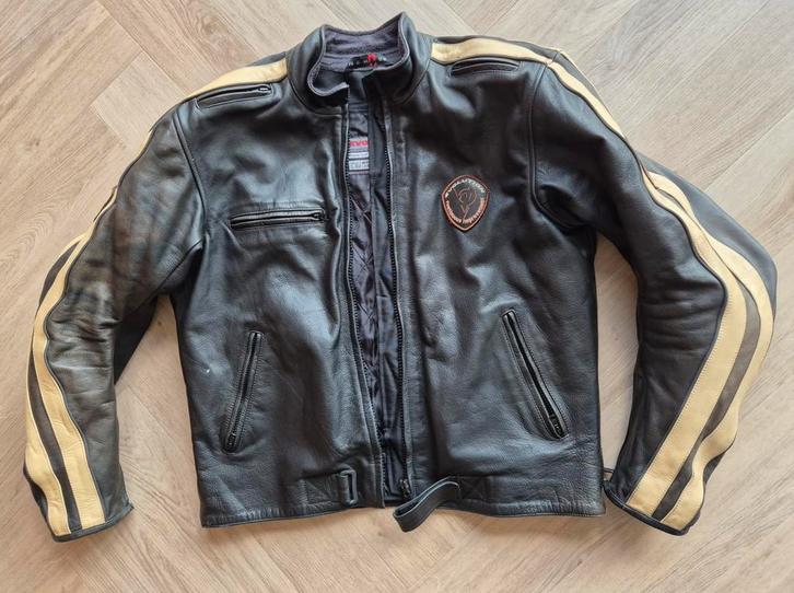 Leren Motorjas Evolution - Stijlvol en Veilig, Motoren, Kleding | Motorhelmen, Jethelm, Overige merken, Tweedehands, Ophalen of Verzenden