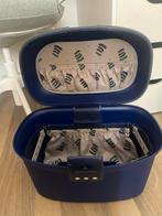 Donkerblauwe Samsonite Mini Koffer, Ophalen, Gebruikt, Blauw, Met slot