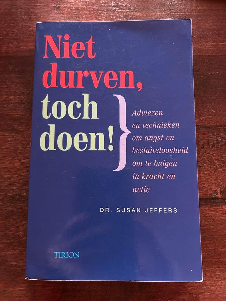Niet durven, toch doen! - Susan Jeffers, Boeken, Psychologie, Gelezen, Sociale psychologie, Ophalen of Verzenden