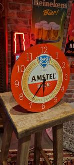 Amstel bier klok brouwerij mancave bord reclamebord, Ophalen of Verzenden, Gebruikt, Reclamebord