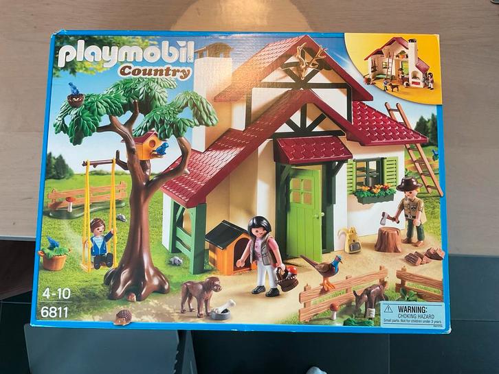 Playmobil Boswachtershuis 6811 - Complete Set, Kinderen en Baby's, Speelgoed | Playmobil, Zo goed als nieuw, Complete set, Ophalen of Verzenden