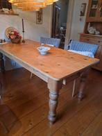 Grenen eettafel, Ophalen, Gebruikt, 50 tot 100 cm, Vijf personen of meer