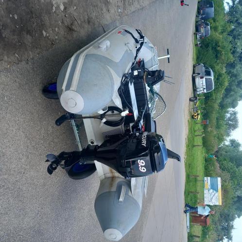 Rubberboot talamex highline 300 met mercury 9.9 en trailer, Watersport en Boten, Rubberboten, Gebruikt, Overige merken, Aluminium
