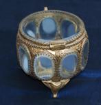 antiek franse juwelenkist, Antiek en Kunst, Antiek | Glas en Kristal, Ophalen of Verzenden