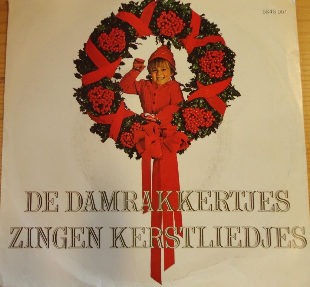 De Damrakkertjes -zingen kerstliedjes, Gebruikt, 7 inch, Single, Ophalen of Verzenden