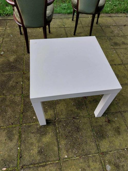 Ikea bijzet tafel wit., Huis en Inrichting, Tafels | Bijzettafels, Gebruikt, Ophalen