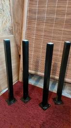 Zwarte tafelpoten voor salontafel, Ophalen, Tafelpoot, Minder dan 50 cm, Gebruikt