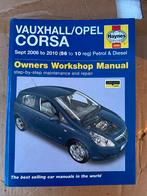 Haynes Werkplaatsboek Opel Corsa D (2006-2010), Ophalen, Zo goed als nieuw, Opel