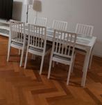Ikea Extendable Dining Table with 6 Chairs, Ophalen