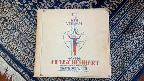 MENSCHENHART ,Mia van Oostveen, 1939 met exlibris, Antiek en Kunst, Antiek | Boeken en Bijbels, Ophalen of Verzenden