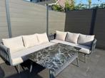 Luxe loungeset met marmerlook tafel, Ophalen, Zo goed als nieuw