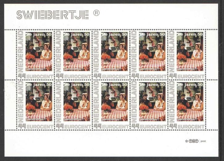 Nostalgie op Postzegels Jaren'50: Swiebertje, Postzegels en Munten, Postzegels | Nederland, Postfris, Na 1940, Ophalen of Verzenden