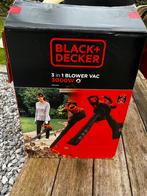 Black+Decker Bladblazer/Zuiger, Tuin en Terras, Bladblazers, Ophalen, Gebruikt, Handgedragen, Met opvangzak