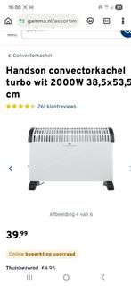 Hanson electrisch kacheltje, Doe-het-zelf en Verbouw, Ophalen, 30 tot 80 cm, Gebruikt, Kachel