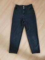 Mango straight leg high waist jeans spijkerbroek zwart 164, Meisje, Gebruikt, Ophalen of Verzenden, Broek