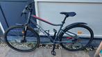 B'TWIN Riverside 500 grijs/rood Hybridefiets, Fietsen en Brommers, Fietsen | Mountainbikes en ATB, Gebruikt, Fully, Dames, Ophalen