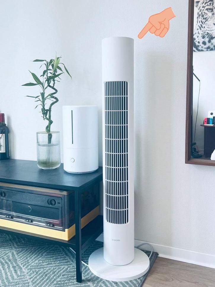 Xiaomi Smart Tower Fan, Witgoed en Apparatuur, Ventilatoren, Zo goed als nieuw, Torenventilator, Ventilator met afstandsbediening