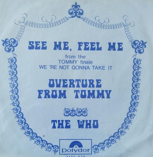 The Who - See me feel me, Cd's en Dvd's, Vinyl Singles, Zo goed als nieuw, Single, Pop, 7 inch, Verzenden