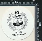 Sticker: BQC De Maten - 10 Jaar, Verzamelen, Stickers, Overige typen, Ophalen of Verzenden, Zo goed als nieuw