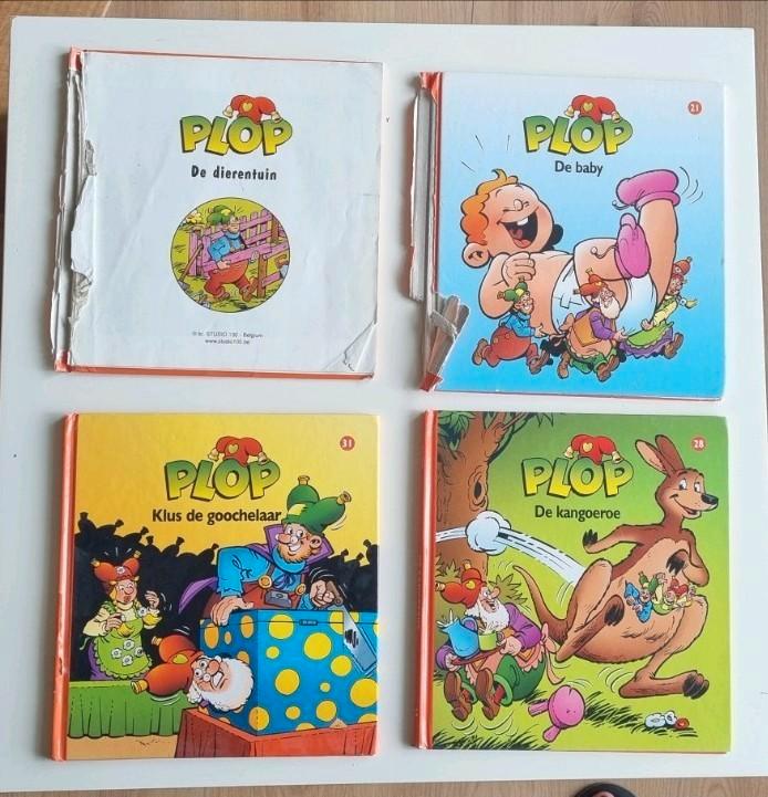 4 boekjes over Kabouter Plop, Verzamelen, Stripfiguren, Gebruikt, Boek of Spel, Overige figuren, Ophalen of Verzenden