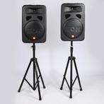 2x JBL EON 15 G2 Active Speakers + Statieven, Ophalen, Gebruikt, Audio