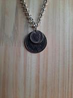 Dubbele Kop Gulden met Wilhelmina Dubbeltje, Ophalen of Verzenden, Zo goed als nieuw, Zilver, Overige materialen