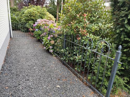 Metalen Sierhekwerk met Poort, Tuin en Terras, Tuinhekken en Hekwerk, Gebruikt, Sierhekwerk, IJzer, Met poort, Ophalen
