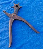 Vintage Revolvertang voor Leer broekriem riem gaatjes tang, Ophalen of Verzenden