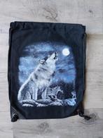 Western Style stoffen tas met huilende wolf opdruk NIEUW, Sieraden, Tassen en Uiterlijk, Tassen | Damestassen, Nieuw, Overige typen